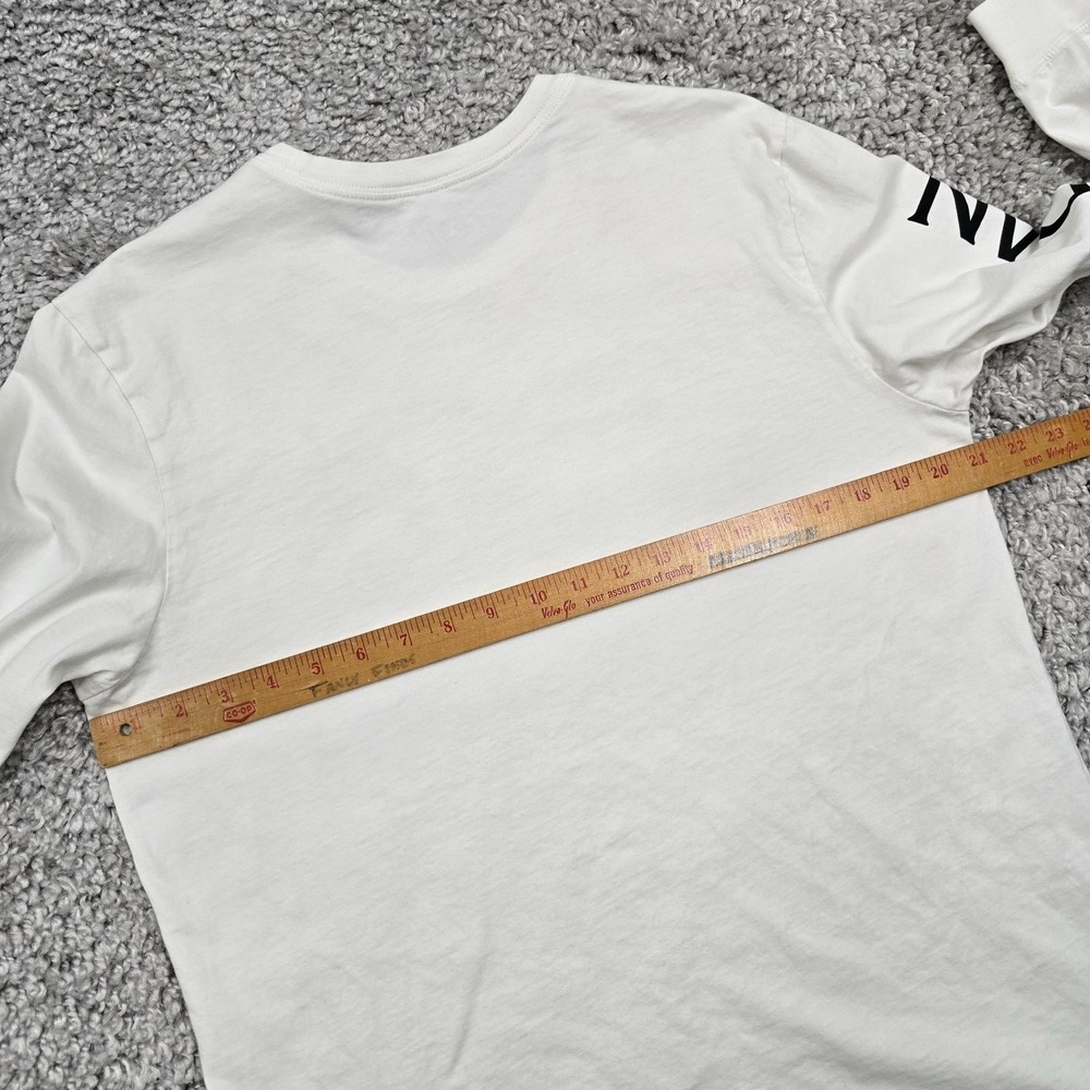 Nike Jordan Mens Jumpman Long Sleeve Shirt White Large‎ Basketball Streetwear - Picture 7 of 10